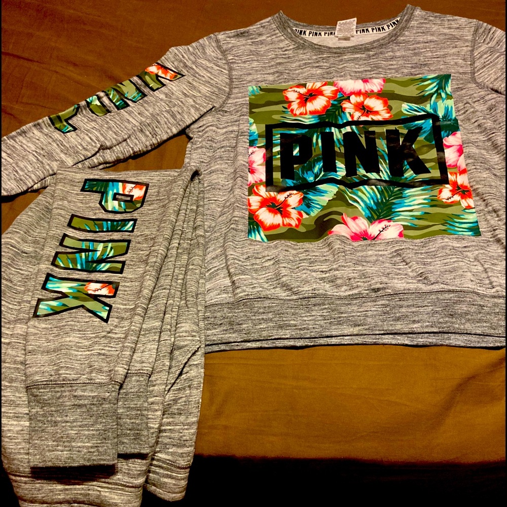 Authentic Pink Jogger Set size medium.
